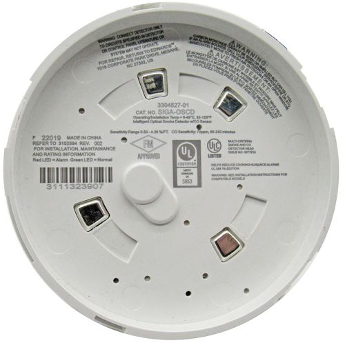 Edwards EST SIGA-OSCD Smoke and Carbon Monoxide (CO) Detector