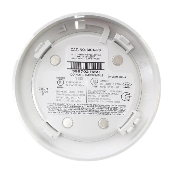 Edwards EST SIGA-PS Intelligent Photoelectric Smoke Detector