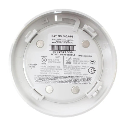 Edwards EST SIGA-PS Intelligent Photoelectric Smoke Detector